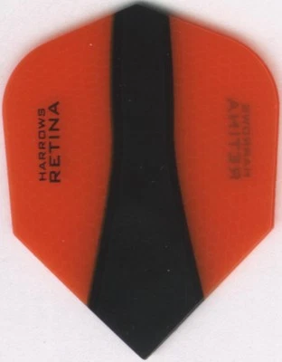 HARROWS ORANGE RETINA-X Dart Flights: 3 per set