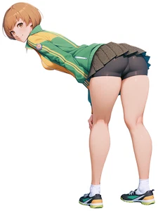 Persona 4 Chie Satonaka Waifu Aufkleber 6" Anime Autoaufkleber Wetterfest - Bild 1 von 1