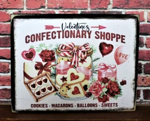 Bandeja escalonada de madera para letrero de granja de San Valentín bloque de cuidador 3,5X4,5 - Imagen 1 de 1