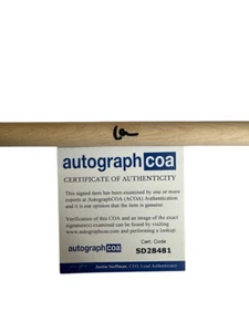 Baqueta de 16" firmada por Lars Ulrich Metallica (autógrafo certificado de autenticidad) - Imagen 1 de 3