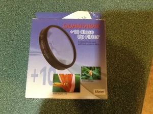 55mm Macro +10 Close-Up Lens Filter No.10 For DSLR SLR Film Digital Camera 55 mm - Picture 1 of 2