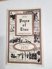 Pages Of Time Nostalgia Report Pamphlet Booklet 1970 Birthday Gift