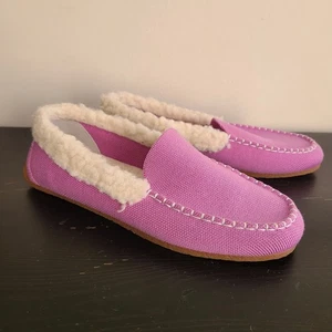 Zapatilla Rothys Sherpa Forrada Rosa Merino Talla W8 Interior Exterior - Imagen 1 de 8