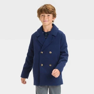 Boys' Solid Pea Coat - Cat & Jack - Picture 1 of 4