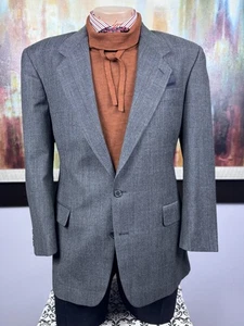 Missoni By Barneys Mens Gray Check Italian Blazer 44R - Picture 1 of 15