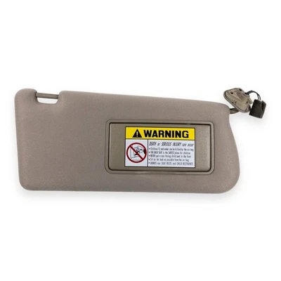 2002-2005 Hyundai XG350 Passenger Right Side Sun Visor Brown Tan Cloth Lighted - Image 1 of 4