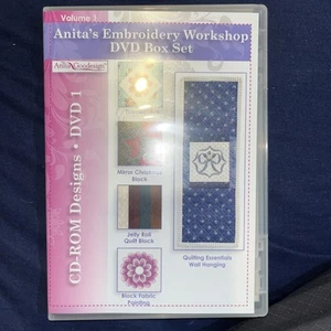 Juego de 7 DVD Anita’s Embroidery Workshop + 1 CD. Precintado. Sin funda exterior - Imagen 1 de 8
