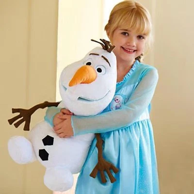 30/45Cm Aoger Disney Movies Frozen Olaf Snowman Plush Toy Cartoon Stuffed Animal - Image 1 of 4