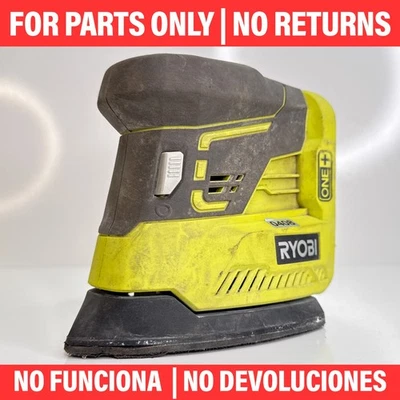 Lixadeira Ryobi P401 18V ONE+ acabamento de gato de canto sem bolsa **SOMENTE PARA PEÇAS/REPARO** - Imagem 1 de 4