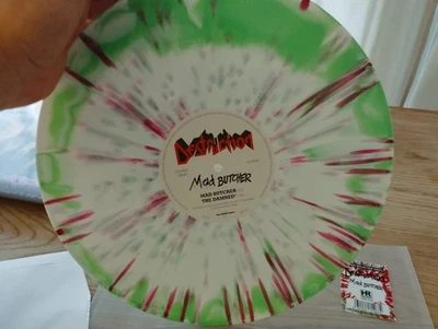 DESTRUCTION Mad Butcher LP White/ doublemint mixed w/ red MINT - Bild 1 von 4