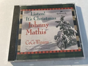 Listen It's Christmas Johnny Mathis CeCe Winans 1999 Hallmark CD - New Sealed - Picture 1 of 5