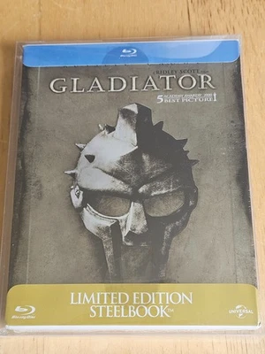 GLADIATOR - BLU-RAY EMBOSSED LIMITED EDITION STEELBOOK - NEW/SEALED - Image 1 of 3
