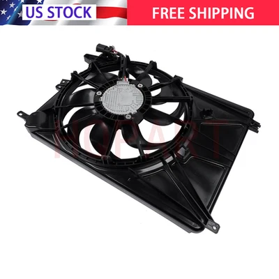 68552370AA Engine Radiator Cooling Fan Assy W/Shroud For Jeep Renegade Fiat 500X Foto 1 de 4