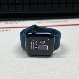 Apple Watch Series 6 40mm Blue Aluminum Case GPS + Cellular - Unlocked - Photo 1 sur 6