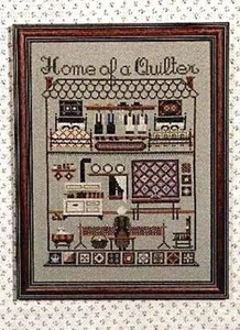 Home Of A Quilter by Told In A Garden cross stitch pattern - Picture 1 of 1