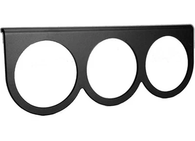 Auto Meter 3233 2-5/8" 3-Hole Gauge Panel, Black, Aluminum Foto 1 de 3