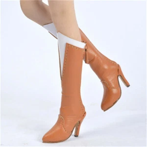 1/6 Brown Hollow Short Boots Shoes Model For 12in Female TBL PH UD JO Figure Toy - Picture 1 of 6