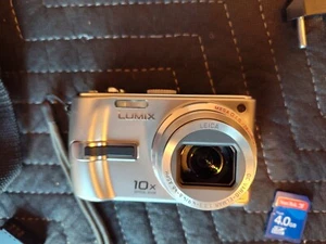 Panasonic Lumix DMC-TZ3 7MP, 10x New Battery/ Charger, Need Light Sensor Repair  - Picture 1 of 4