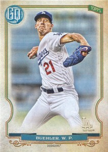 2020 Topps Gypsy Queen Baseball Bazooka Back #158 Walker Buehler