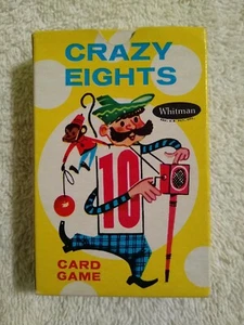 Juego de cartas vintage Crazy Eights Whitman completo 1961 - Imagen 1 de 8