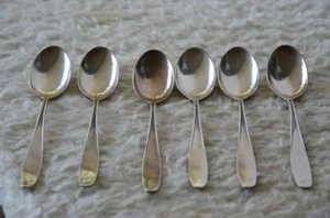 BSF Platura, silber, 90-12, 6 kleine Löffel, fast nie benutzt, schön, sehr gut! - Bild 1 von 5