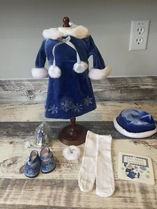 American Girl Bitty Baby Doll SILVER BELLS Set - Complete w Book & NEW Bell 2004 - Picture 1 of 24