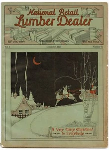 1927 National Retail LUMBER DEALER MAGAZIN, Weihnachtsausgabe, Holzbearbeitung, Con - Bild 1 von 9