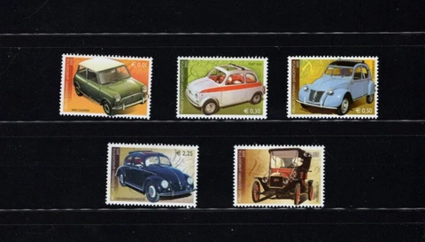Greece 2222-26 Cars 2005 VF MNH Complete Set A5 BX1 Cover