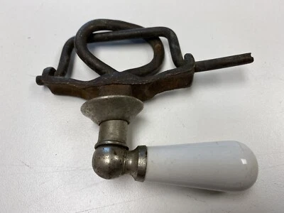 Antique Toilet Bowl Porcelain Handle  - Image 1 of 4