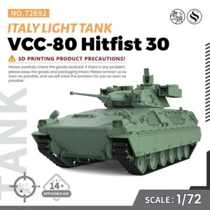 SSMODEL 692 V1.9 1/72 25mm Kit Modelo Militar Italia VCC-80 Hitfist 30 Tanque Ligero - Imagen 1 de 5