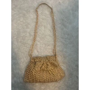 Vintage Jay Herbert by Sharif Crochet Woven Handbag Purse - Picture 1 of 11