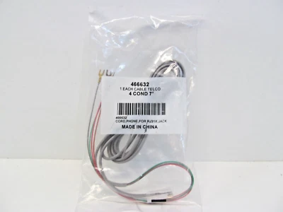 NEW ADT RJ31X Block Phone Line ( 466632 ) 7' Foot 4-Conduit Cord Securtiy System - Image 1 of 3