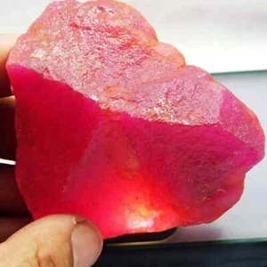 Pigeon Blood Red Ruby Natural Ruby Uncut Rough Gemstone - 275.00 Carat Gemstone - Picture 1 of 4