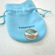 Tiffany & Co. Atlas Ring Sterling Silver 925 US Size 5.5 Used from Japan
