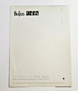 VINTAGE The Beatles White album 30th Anniversary Original print add 9x12