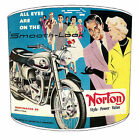 Vintage Motorcycles Lampshades Ideal To Match Bikes Bedding Sets &amp; Duvet Covers