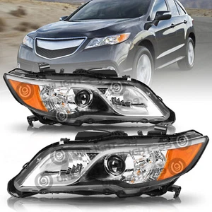 For 2013-2015 Acura RDX Halogen OE Headlights Assembly Headlamps Pair 13-15 - Picture 1 of 7