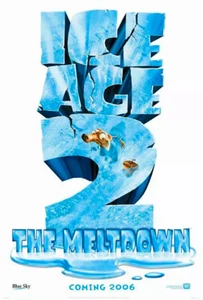 ice age 2 the meltdown- coming soon ORIGINAL 27x40 DOUBLE SIDED MOVIE POSTER - Picture 1 of 1