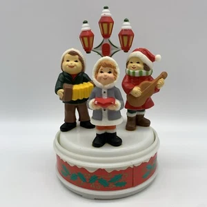 Caja de música vintage de villancicos de Navidad Jingle Bells "Jingle Bells" canción gira - Imagen 1 de 14