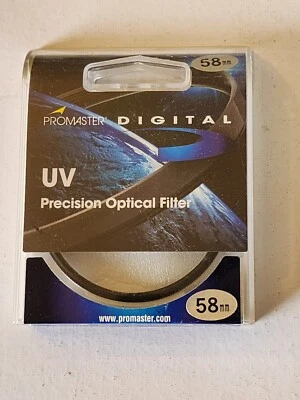 Promaster Digital UV Precision Optical 58mm Lens Filter Made in Japan Retail $49 - Image 1 of 2