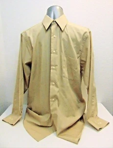 Van Heusen Men's Size L 16 32/33 Wrinkle Free Poplin Shirt  - Picture 1 of 4