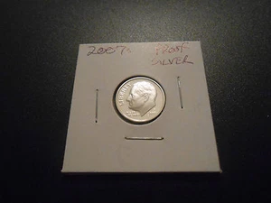 2007 S Silver Proof Roosevelt Dime DCAM - Picture 1 of 2