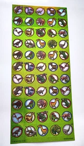 FOGLIO 55 MINI STICKERS ADESIVI METALLIZZATI DINOSAURI  DINO FOREVER - Imagen 1 de 2