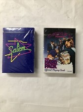 Vintage Unopened Cigarette Playing Cards Camel, Salem 91’ US Playing Card Co. 