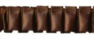 Box Pleated satin Ribbon,7/8 inch wide  select color/price per yard - Picture 1 of 43