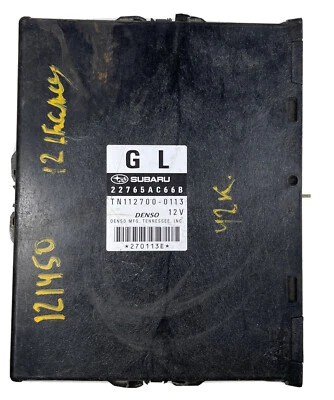 2012 Subaru Legacy/Outback Computer Brain Engine Control 22765AC66B🎱 - Imagem 1 de 3