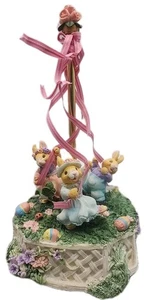 Caja de música Easter Maypole Bunny no funciona [87] - Imagen 1 de 14