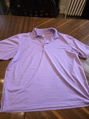 Camisa polo para hombre PGA Tour púrpura absorbente de humedad talla XL Foto 1 de 4