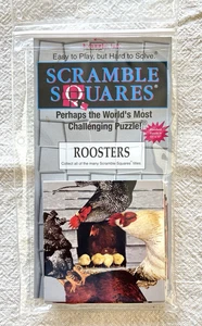 Puzzle de 9 piezas Roosters Scramble Squares B Dazzle - Imagen 1 de 2