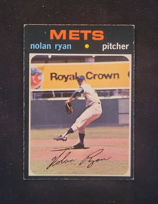 1971 O-PEE-CHEE NOLAN RYAN #513 NEW YORK METS HOF LEGEND MLB BASEBALL - Image 1 of 4